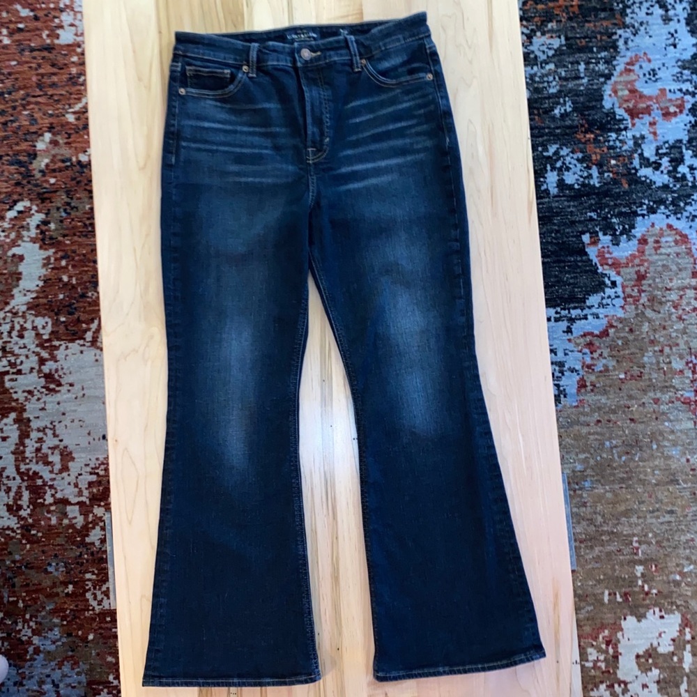 Lucky Brand Flare leg high rise stretch Jean